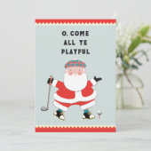 ゴルフのクリスマスグリーティング シーズンカード (スタンド正面)