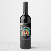 ゴルフのコースはワインのデザインで ワインラベル (正面)