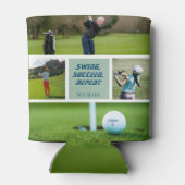 ゴルフのゴルファーのギフトアクセサリー 缶クーラー (裏面)