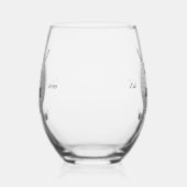 ゴルフのゴルファーのボールクラブカクテル ステムなしワイングラス (左)