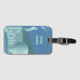 ゴルフのゴルファーゴルフクラブリゾート設備 ラゲッジタグ