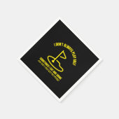 ゴルフのゴルファー遊のおもしろいゴルフは必ずしも無い スタンダードカクテルナプキン (角)