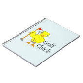 ゴルフのシック文字 ノートブック (左側)