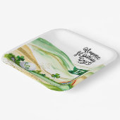 ゴルフのセント・パトリック選手の日のフラッグ ペーパープレート (傾斜あり)