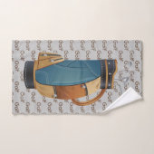 ゴルフのタイル文字デザインタオルセット バスタオルセット (ハンドタオル)