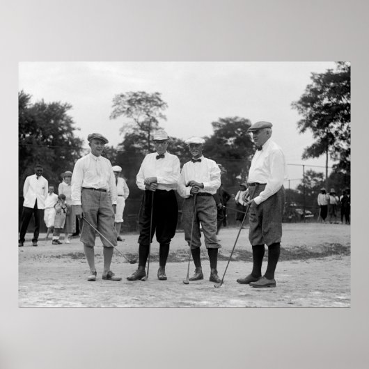 ゴルフのハーディングフォレソーム, 1920s ポスター (正面)