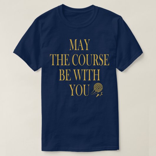 ゴルフのパウおもしろいンを持って Tシャツ (デザイン正面)