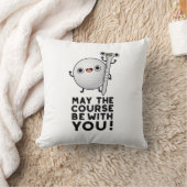 ゴルフのパンでコースをおもしろい楽しみたい クッション (ブランケット)