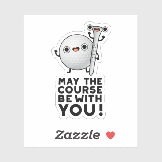 ゴルフのパンでコースをおもしろい楽しみたい シール (シート)