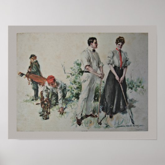 ゴルフのポスター ポスター (正面)