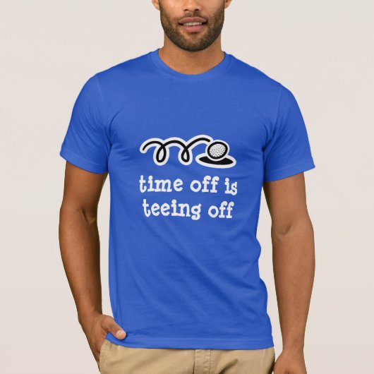 ゴルフのユーモアが面白いTシャツ Tシャツ (正面)