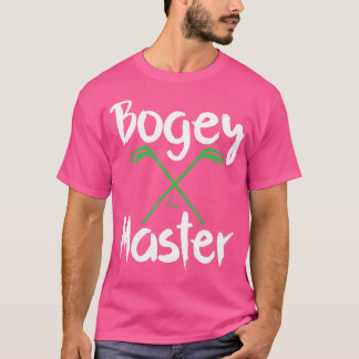 ゴルフのユーモアbogeyマスターゴルフクラブゴルファー tシャツ