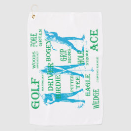 ゴルフの単語ゴルファー ゴルフタオル