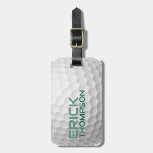 ゴルフの名札 ラゲッジタグ (正面縦)