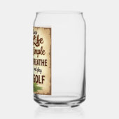 ゴルフの呼吸および遊ゴルフ ガラス缶 (右)