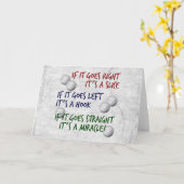 ゴルフの奇跡 カード (黄色い花)