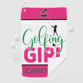 ゴルフの女カスタマイズの子 ゴルフタオル (インサイチュ)