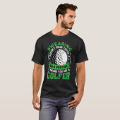 ゴルフの悪人ゴルファー Tシャツ (正面フル)