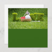 ゴルフの愛を持つゴルファーへのハッピーバレンタインデー (正面/裏面)