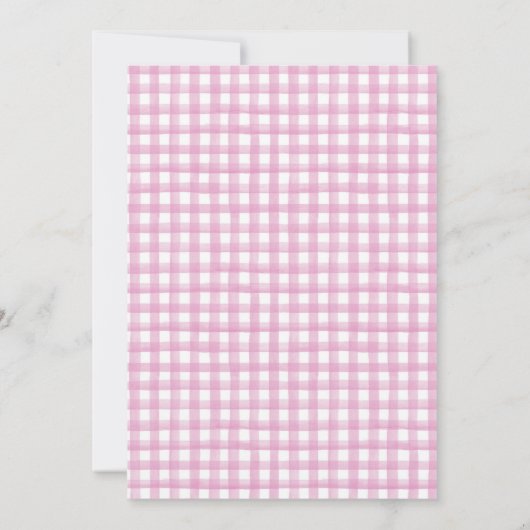 ゴルフの最初の誕生日パーTee招待状 招待状 (裏面)