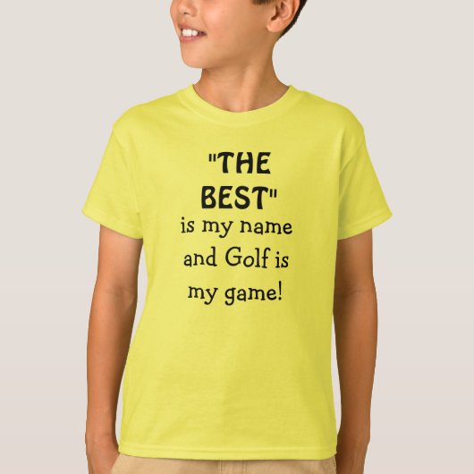 ゴルフの最高のプレーヤーの引用 Tシャツ (正面)