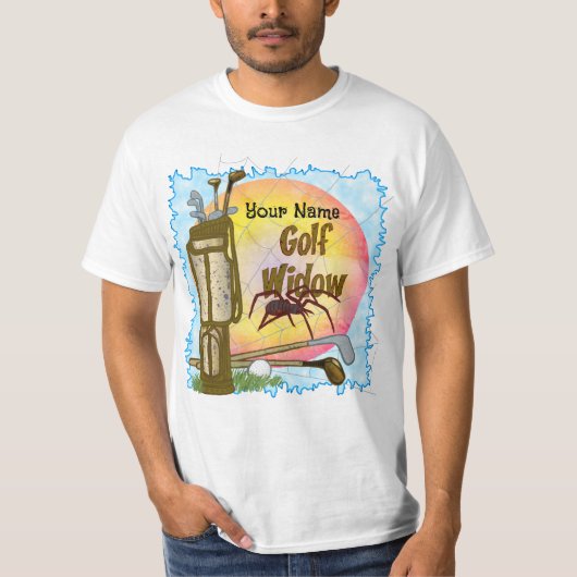 ゴルフの未亡人 Tシャツ (正面)