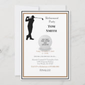 ゴルフの未来の引退パーティーII 招待状 (正面)