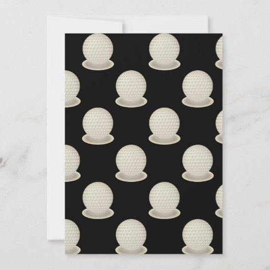 ゴルフの未来の引退パーティーII 招待状 (裏面)