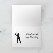ゴルフの父の日 カード (内部)