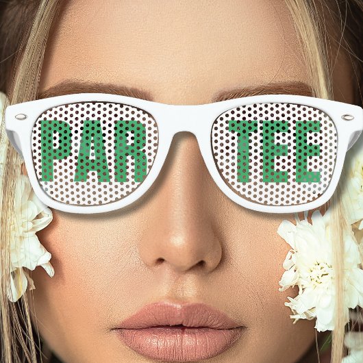 ゴルフの独身最後の夜のお土産パーティー Tee レトロサングラス