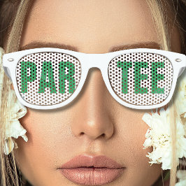 ゴルフの独身最後の夜のお土産パー ティー レトロサングラス