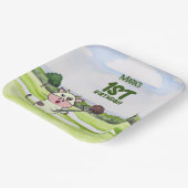 ゴルフの第1の誕生日1年ゴルファーの番号 ペーパープレート (傾斜あり)