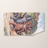 ゴルフの試合ルイ・ワーイン ハンドタオル (ハンドタオル)