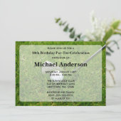 ゴルフの誕生日パーティー 招待状 (スタンド正面)