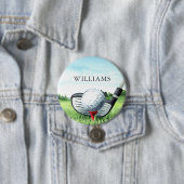 ゴルフの誕生日パーティーIゴルファー 缶バッジ (インサイチュ)