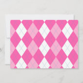 ゴルフの誕生日ホールインワンゴルフ1歳の誕生日パーティー 招待状 (裏面)