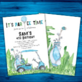 ゴルフの誕生日招待状 ゴルフの誕生日パーティー 招待状