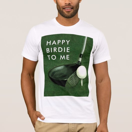 ゴルフの誕生日 Tシャツ (正面)