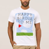 ゴルフの誕生日 Tシャツ (正面)