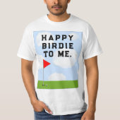 ゴルフの誕生日 Tシャツ (正面)