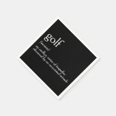 ゴルフの辞書定義 スタンダードカクテルナプキン (角)