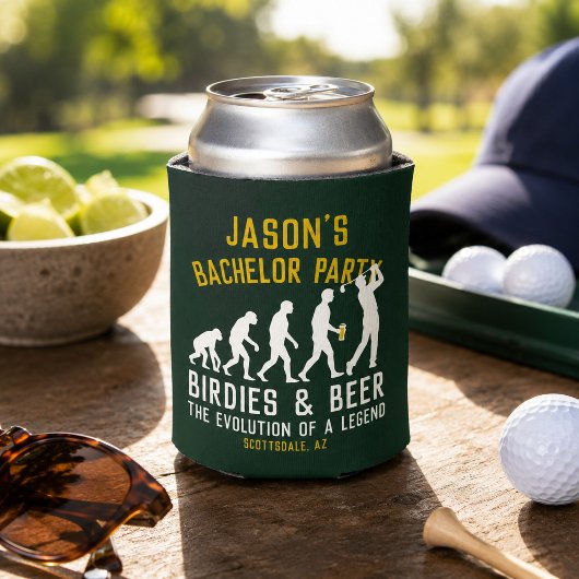 ゴルフの進化 バチェラー・パーティ バーディーズ ビール 缶クーラー