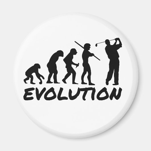 ゴルフの進化 マグネット (正面)