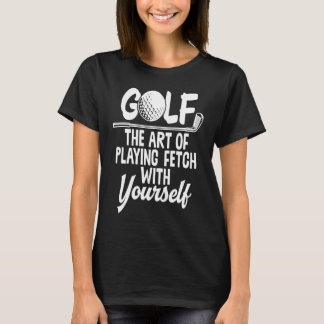 ゴルフの遊取り込みゴルフ選手ゴルファー Tシャツ