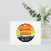 ゴルフの達人パパ 史上最高のパパ ポストカード (スタンド正面)