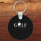 ゴルフの違いを作るゴルファーGolfingゴルフクラブGi キーホルダー (正面)