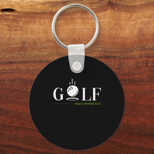 ゴルフの違いを作るゴルファーGolfingゴルフクラブGi キーホルダー (正面)