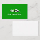 ゴルフの選手とトレーナーのための名刺 名刺 (正面/裏面)