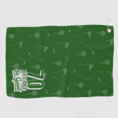 ゴルフの70番目の誕生日は決してそんなに良く見えなかった ゴルフタオル (横)