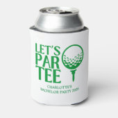 ゴルフのPar Tee ブライズ パーティ 缶クーラー (缶裏面)